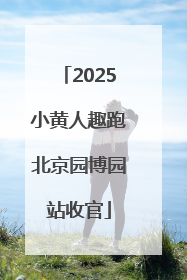 2025小黄人趣跑北京园博园站收官