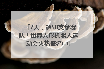 7天，超50支参赛队！世界人形机器人运动会火热报名中