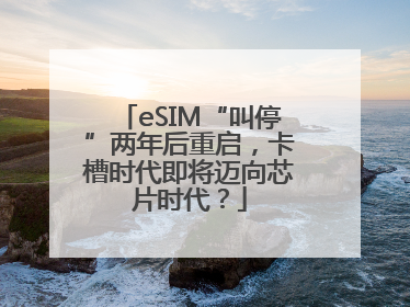 eSIM“叫停”两年后重启，卡槽时代即将迈向芯片时代？
